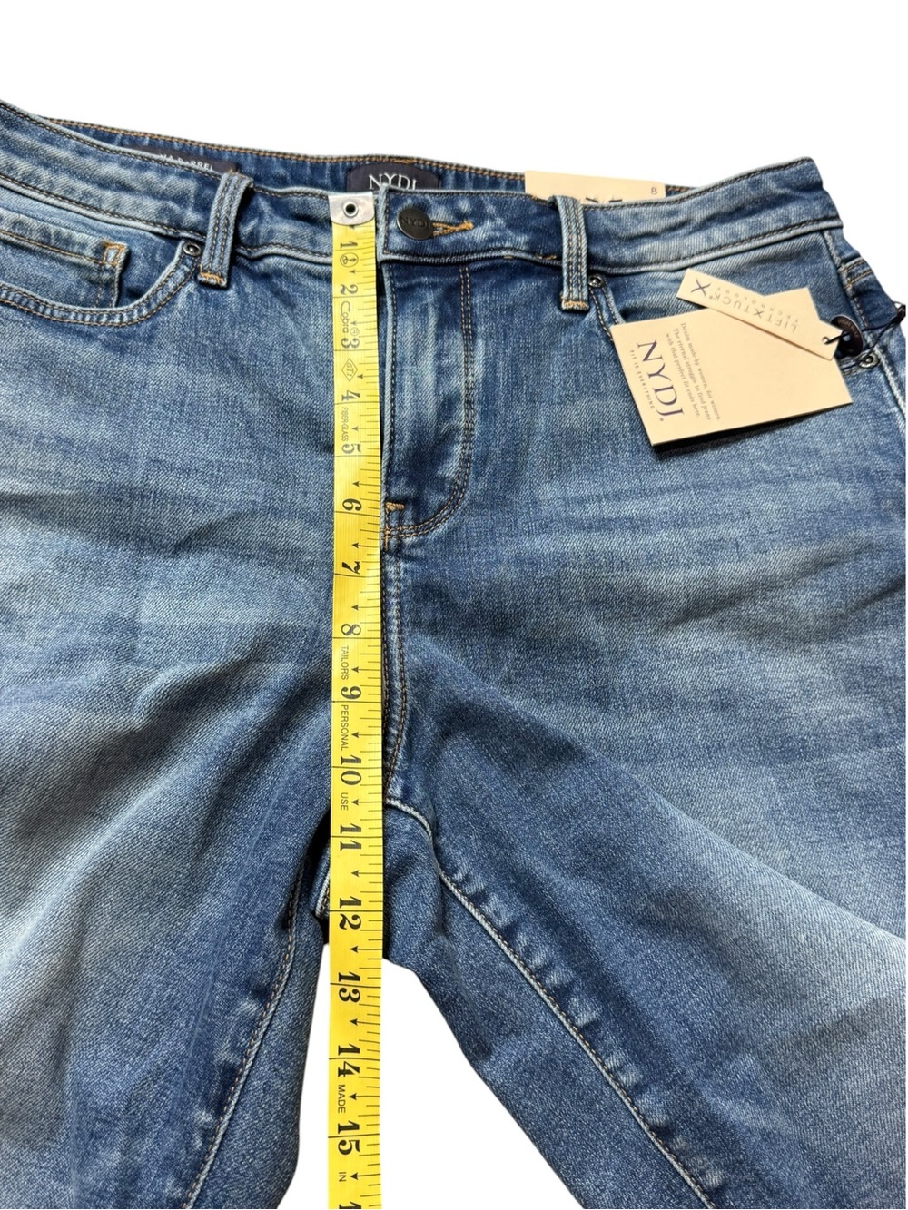 NYDJ Jemma Barrel Jean in Barcelona Breeze size 8 NWT - Picture 8 of 12